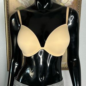 WingsLove Push Up Deep V Plunge Underwire T-Shirt Bra Sz 36D NWT